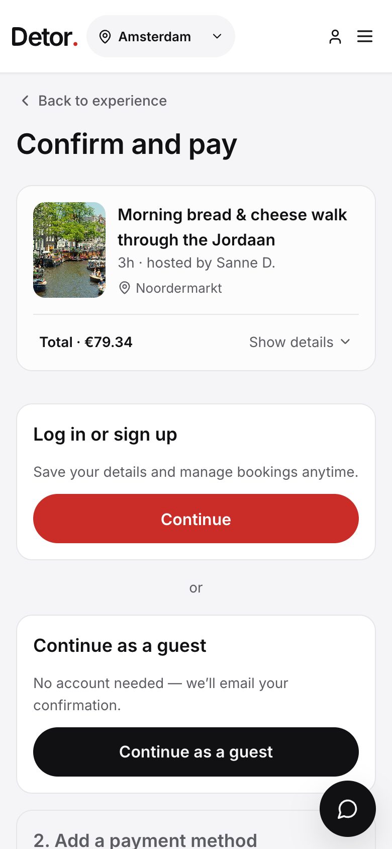 The checkout